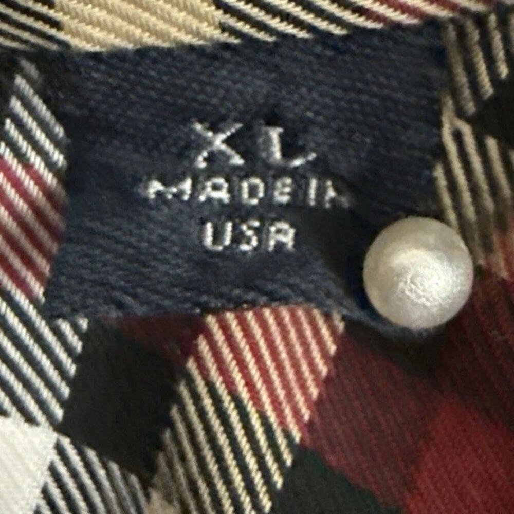 Burberry London Shirt Mens XL Plaid Button Down Nova Check Cotton Long Sleeve - Picture 3 of 12